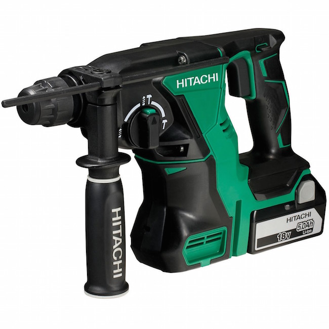 Hitachi Cordless Rotary Hammer 18V 5.0Ah, 26mm, 4kg DH18DBL